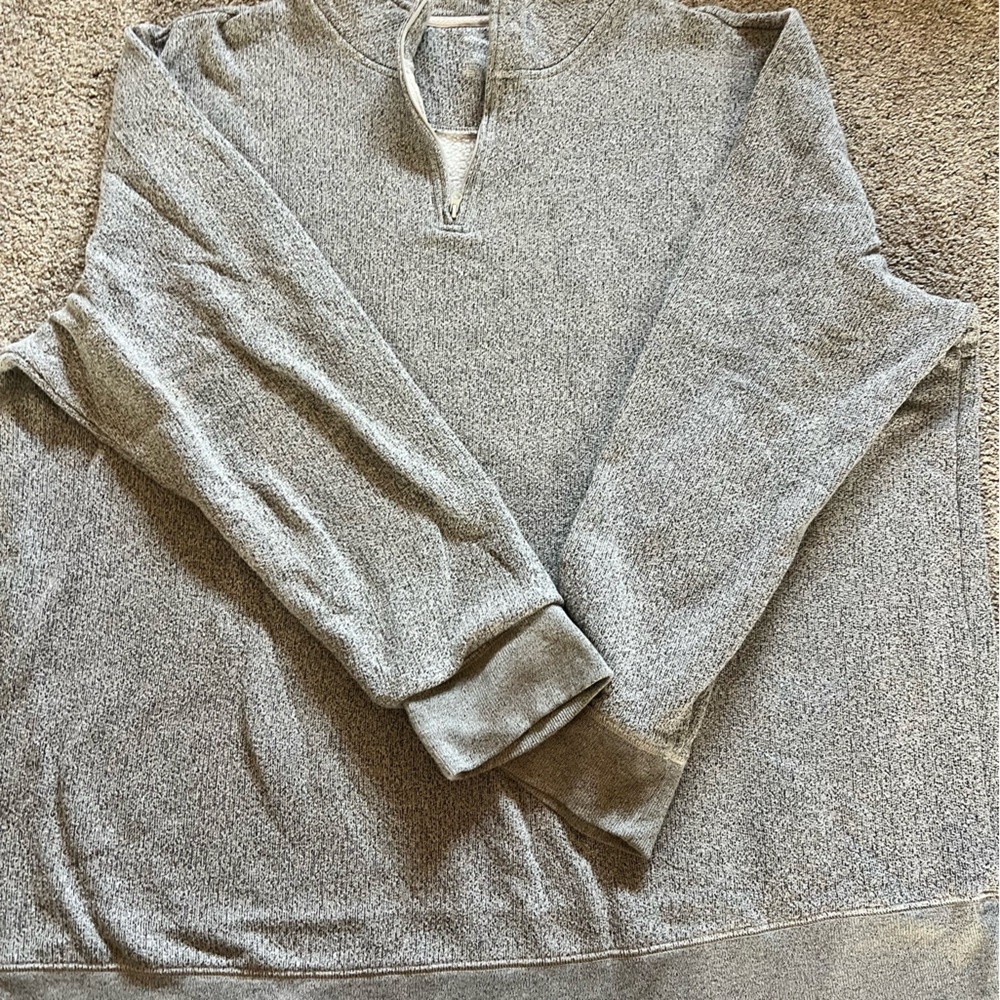 Sonoma Gray Men's Sweater half zip 3XB